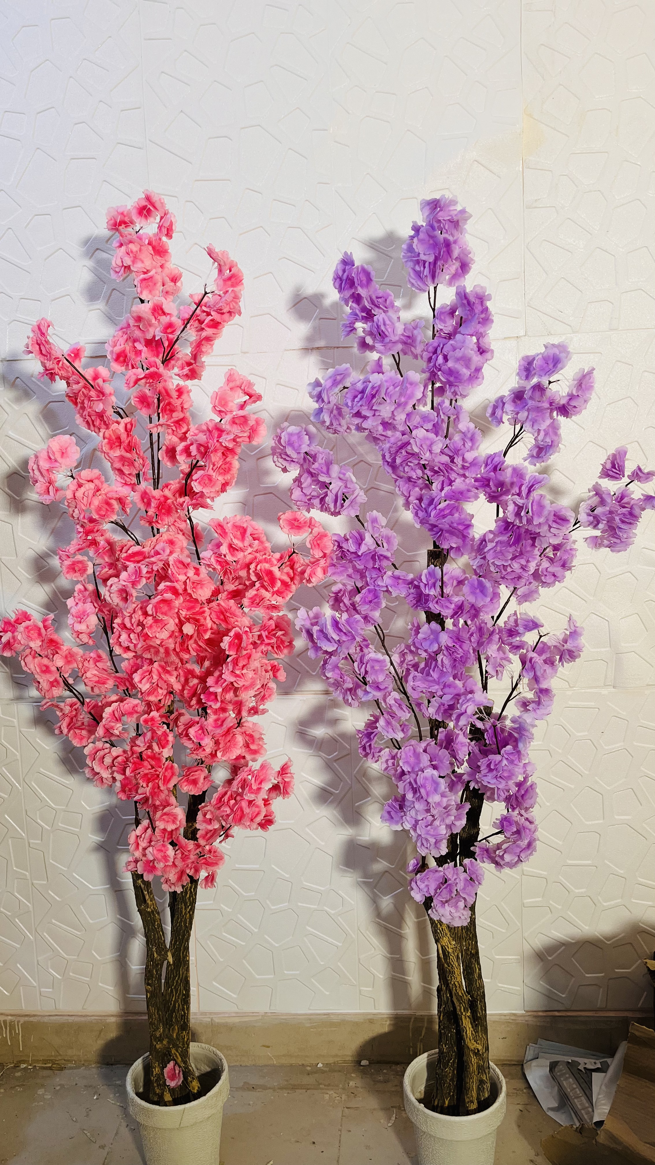5ft blossom plant with simple pot — view 2